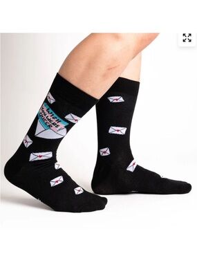 NWT Sock it to Me Wish You Were Queer Unisex Crew Socks